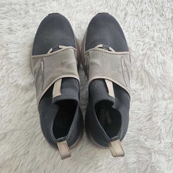 Brooks levitate 4 running shoe rose gold/ gray size 10 5 - Picture 8 of 12